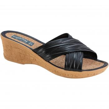 Wonderwalk Korkpantolette Silvia 39 schwarz