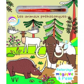 Animaux préhistoriques - Coloriage magique à l'eau