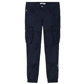 Pantaloni Bamgo Regular Fitted Twill Blu Scuro 15 Anni