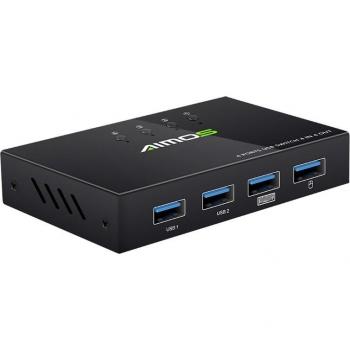 AIMOS USB‑KVM‑Umschalter 4‑Geräte