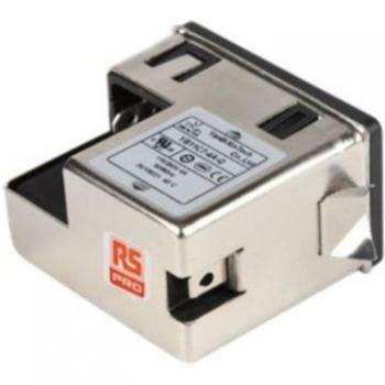 Filtre RS Pro 4A 2P 250 V c/a châssis monté