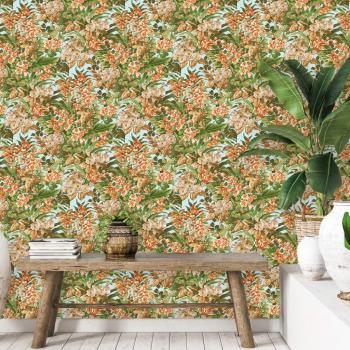 Carta da Parati Floreale Multicolore Dutch Wallcoverings