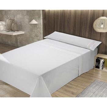 Multi-Color Elisa Blanc 135cm Synthetic Bed Sheet Collection – Pierre Cardin
