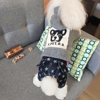 Jeans Dog Overalls