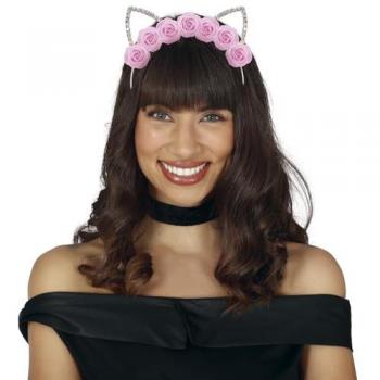 Giraffe Headband Floral Metallic para Adultos