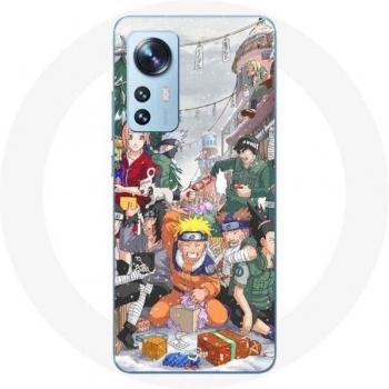 Capa de Protección para Xiaomi Mi 12/12X con Diseño Naruto Navidad Anime Manga