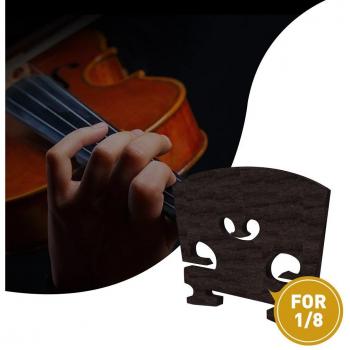 4/4 3/4 1/2 1/4 1/8 Master Ebony Violin Bridge