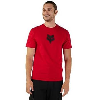 T-Shirt Fox Head Prem Flame Rot 2XL