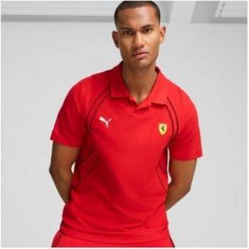 Polo Casual Puma Ferrari “Race” en Rojo – Algodón Sostenible