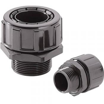 55502466 silvyn® mpc M40 bk Raccordo a vite del tubo flessibile Nero M40 50 mm Piatto 1 pz. - Lapp