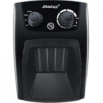 Keramikheizgerät Steba 3/2000 Watt/für Räume bis 30m²/schwarz