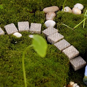 10pcs Miniature Curved Path Stair Steps for Fairy Garden