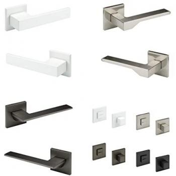 Maniglie porta design in alluminio opaco - Serie Ricardo Borelli