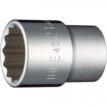 TONE 21mm 12‑Square Socket – Half‑Inch Drive (HP4D‑21)
