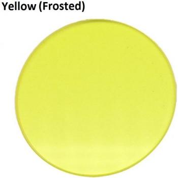 Filtre optique 32mm diamètre pour microscope - verre transparent vert bleu jaune givré blanc (1 pièce)