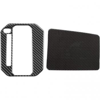 1Pcs Carbon Fiber Dashboard Co-Pilot Center Console Cover for Suzuki Jimny