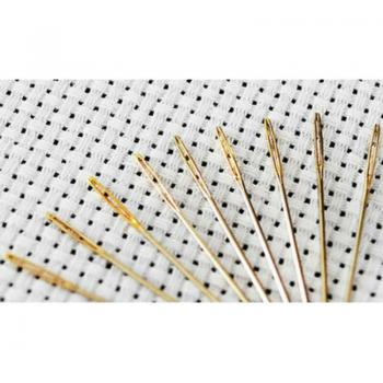 100pcs Gold Eye Cross Stitch Needles Size 24# 26#