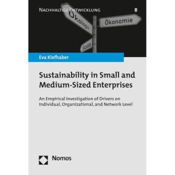 Sustainability in Small and Medium-Sized Enterprises: An Empirical Investigation of Drivers on Individual, Organizational, and Network Level