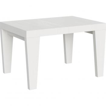 Table Spimbo Frêne Blanc 90x140/244 Cm