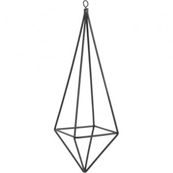 Freestanding Tillandsia Holder - Black Quadrilateral
