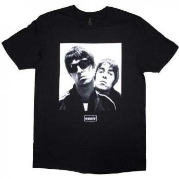 Camisa Cuadrada con Imagen Noel y Liam de Oasis Unisex Adulto M Blanco