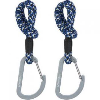 Mousquetons pour poussette lot de 2 caractéristiques : crochets en nylon, capacité de charge élevée, design léger et compact, facile à attacher et détacher
