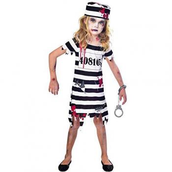 Amscan Halloween Kostüm Zombie Sträfling für Mädchen