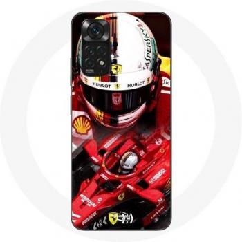 Funda para Xiaomi Redmi Note 11 4G Formule 1 Sebastian Vettel Rojo