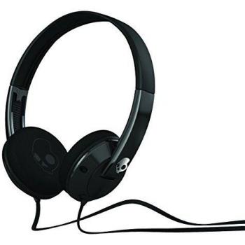 Skullcandy Uprock - Auriculares de diadema abiertos sin micrófono ni conexión de 3.5 mm, color negro
