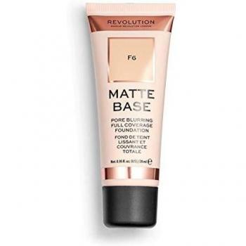 Revolution Matte Base Pore Blurring Full Coverage Foundation - F6