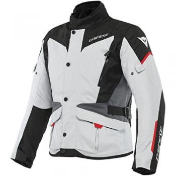 Dainese Tempest 3 D-Dry Giacca tessile moto Nero Grigio Rosso 60
