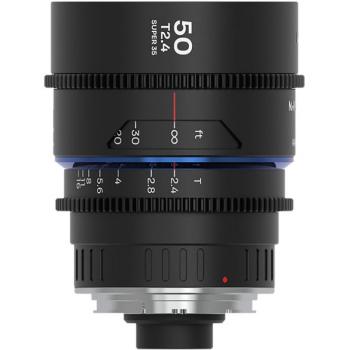 Laowa Nanomorph 50mm T2.4 1.5x S35 Anamorphic Lens Blue Flare PL/EF