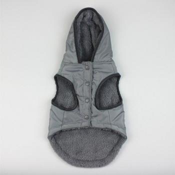 Autumn and Winter Dog Jacket - Quilted Hooded Vest