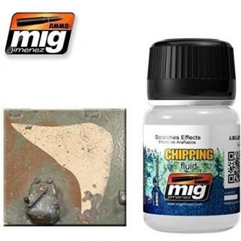 MIG 2011 Effet grosses écailles - Eclats de peinture 35ml Chipping Fluid AK-089