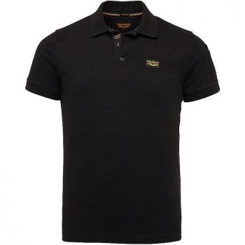 PME Legend Poloshirt mit Label-Detail, Größe L - men - Black - L