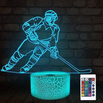 Luz Nocturna Ilusoria de Hockey sobre Hielo