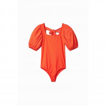Body ajustado con mangas abullonadas Desigual