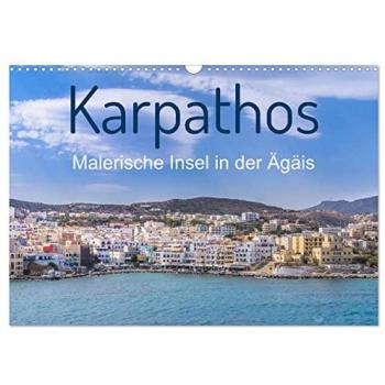 Karpathos - Malerische Insel in der Ägäis (Wandkalender 2025 DIN A3 quer) CALVENDO Monatskalender
