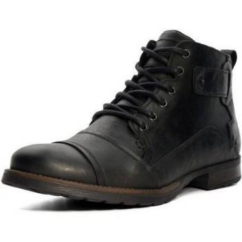 Dune London Charcoal Black Stiefelette