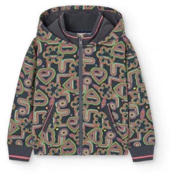 Boboli Chaqueta Felpa Impresa para Niñas en Colores Vivos