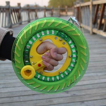 Kraftpaket: Kristall-Drachenrad 22 cm + 400 m Drachenlinie