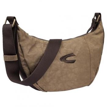 Camel Active Journey – Vielseitige Umhängetasche aus strapazierfähigem Nylon – 32 × 16 × 10 cm, sandfarben, Damenmodell