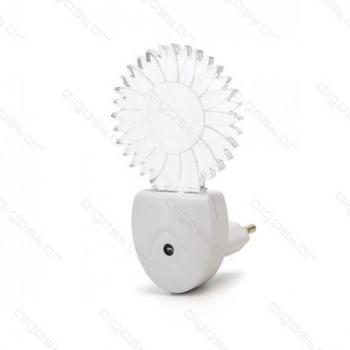Aigostar Luce Spia Notturna Lampada Led Rgb Con Sensore Fiore
