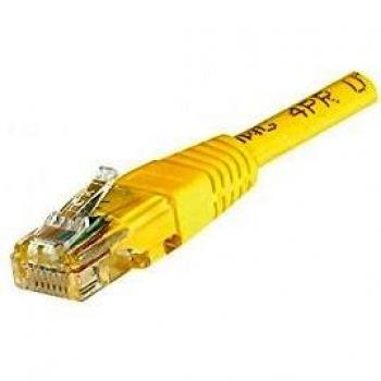 Câble UTP Catégorie 5E 0,50 m – Jaune (Norme ANSI/EIA/TIA 568 & ISO/IEC 11801)