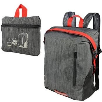 TROIKA TREKPACK – RUC02/GY – Faltbarer Roll Top Rucksack