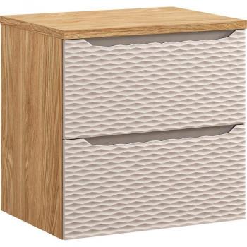 Meuble sous-vasque Elora en beige et bois