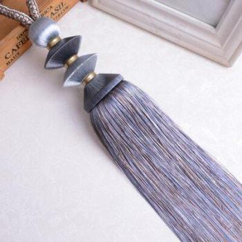 2Pcs Curtain Tieback with Hanging Balls
