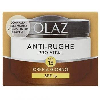 Olaz Anti-Rughe Pro Vital Crema Idratante Giorno Anti-Età con Spf15 50 Ml