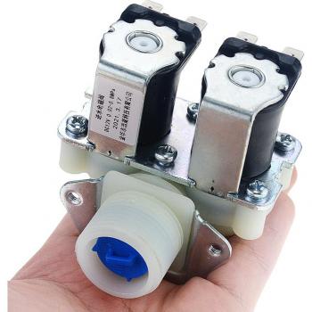 Accesorio Válvula de Agua DN20 G3/4 1:2 con Presión Dual, Batería 12 V y Corriente Alterna 110 V/220 V