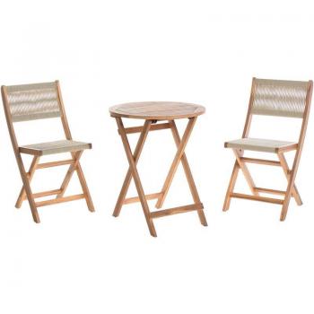 Bistro Fold-Down Acacia Collection – Light Tan
